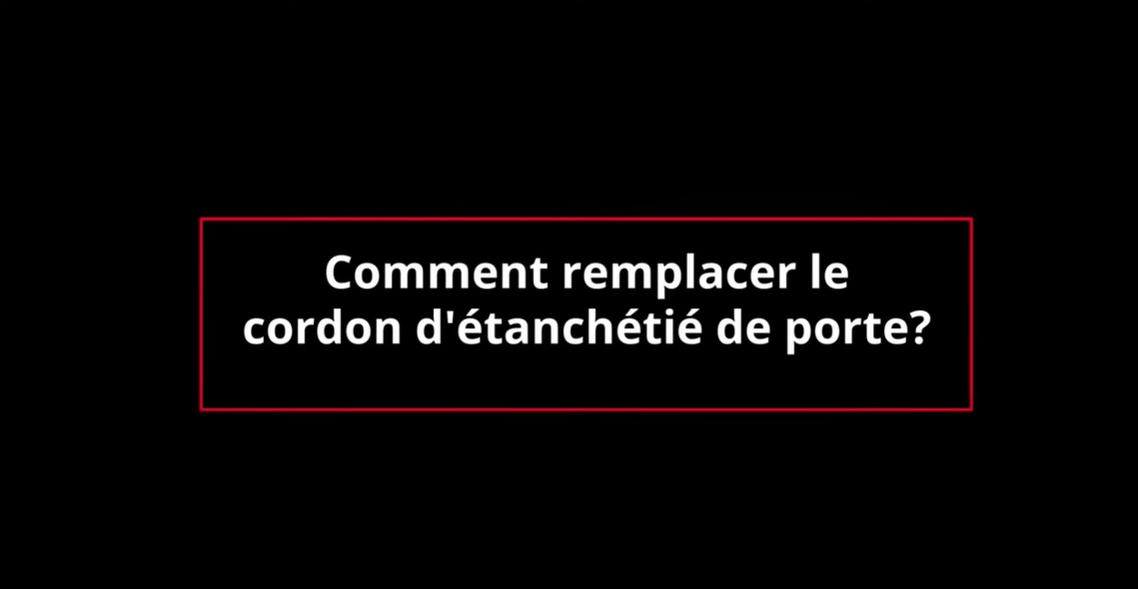 Comment remplacer le cordon de porte de mon poêle à bois?