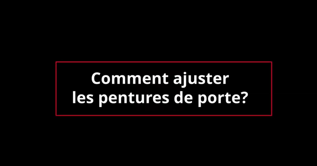 Comment ajuster les pentures de porte d'un poêle à bois?