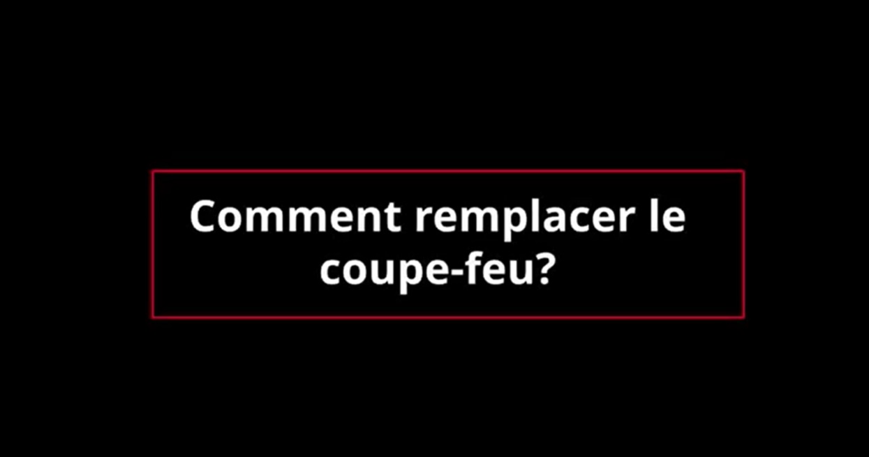 Comment remplacer le coupe-feu d'un poêle à bois?